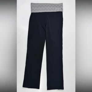 Victoria's Secret pink yoga pants flare y2k vintage leggings medium bling logo